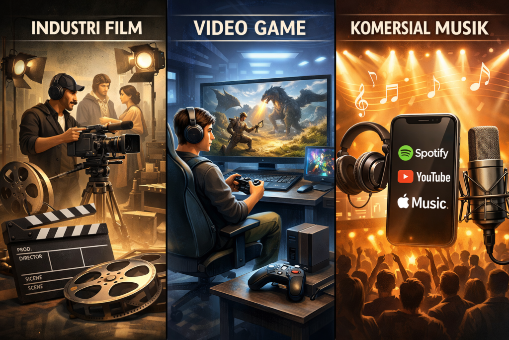 Mixing mastering untuk kebutuhan musik scoring film, video game music, dan komerisal music | FP Music Production