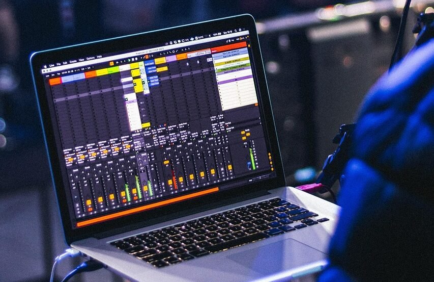 music, laptop, keyboard, ableton, computer, stage, band, keyboardist, techno, mixer, audio, concert, nightclub, disco, technology, ableton, ableton, ableton, ableton, ableton